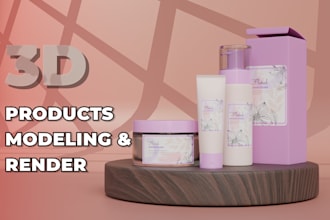 create 3d modeling and photo realistic render