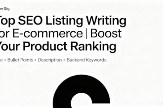write SEO optimized amazon listing copy, title, bullets and backend keywords