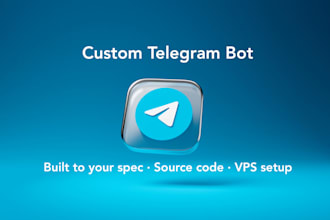 create any professional telegram bot