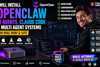 install openclaw ai agents, claude code and multi agent vps