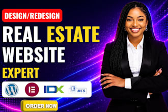 luxury real estate idx mls website property listing CRM realtor website design