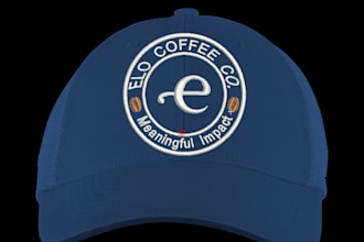 do professional embroidery digitizing for cap and left chest logo