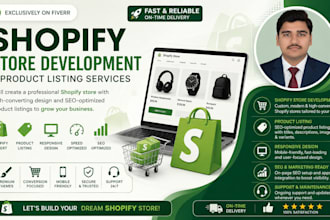 do shopify product listing and shopify product upload