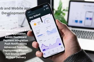 develop your mobile app and web application from idea to launch