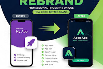 professionally rebrand your andriod app apk