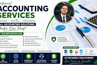 accounting and finance, prepare profit or loss, bookkeeping