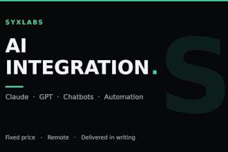 integrate ai into your app or website with claude or gpt
