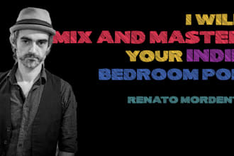 mix and master your indie, bedroom pop or singer songwriter track