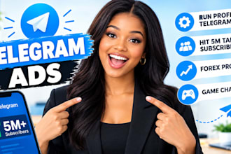 do telegram promotion and telegram ads for 5m forex crypto traders