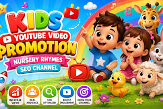 do SEO kids youtube channels nursery rhymes videos