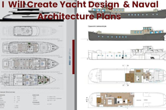 create yacht design and naval architecture plans