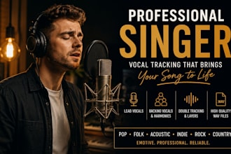 sing professionally on your song