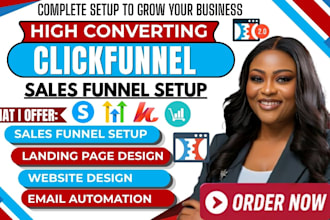setup clickfunnels landing page, clickfunnels sales funnel, in clickfunnel 2 0