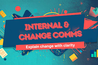 craft internal communications and change messaging