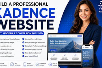 create and redesigned wordpress website with gutenberg and kadence block