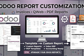 customize and fix odoo invoice report PDF qweb invoice templates xml layouts