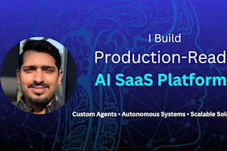develop custom ai saas, autonomous agents and production ai applications