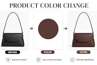 change product color realistically and preserve texture