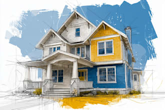 turn your home into watercolor painting