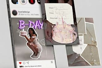 design modern y2k instagram carousel for fashion brands