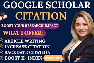 increase and backdate google scholar citations, increase h index