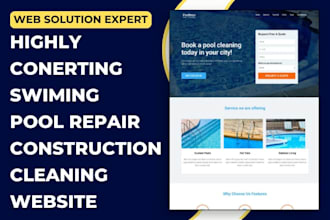 build swimming pool construction repair installation renovation website