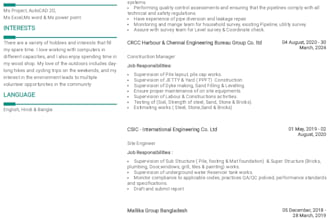 provide masterclass resume, CV and cover letter for international jobs