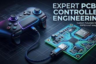 design advanced game controller pcb, ps5 embedded systems and firmware