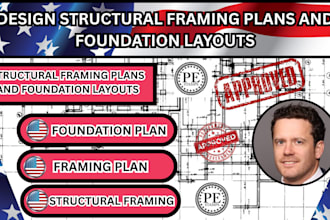design structural framing plans and foundation layouts
