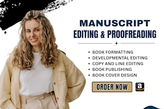 edit, proofread novel to fix punctuation, clarity, flows and grammar issue