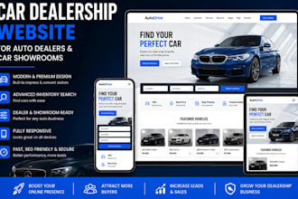 build a car dealership website for auto dealers and car showrooms