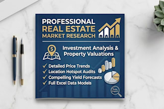 do professional real estate market analysis and investment reports