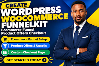 create wordpress woocommerce funnelkit ecommerce funnel product offers checkout