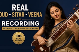 record pro live lute, oud, sitar, veena, sarod and tanpura for your song