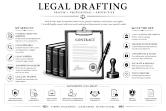 do legal drafting and reviews