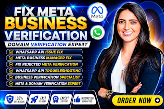 fix meta business verification domain verification and whatsapp API
