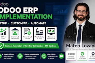 setup, customize your odoo website, odoo  erp, odoo pos, CRM and automation