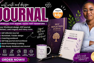 design self help workbook, business brochure, kdp formatting, rulebook design