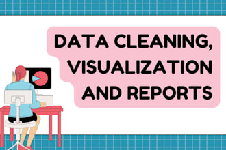 clean, analyse and visualize your data