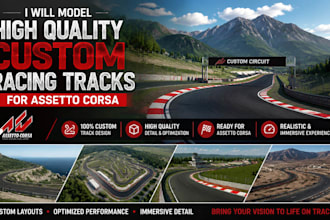 model high quality custom racing tracks for assetto  corsa