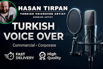 record a professional turkish commercial voice over
