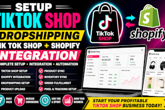 setup tiktok shop dropshipping tik tok shop shopify integration