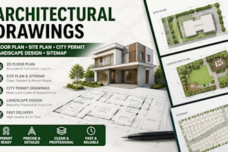 do architectural site 2d floor plot plan city permit landscape design sitemap