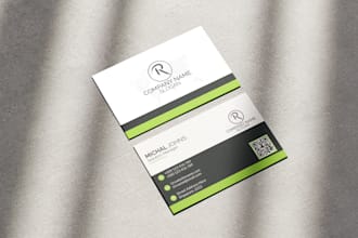 design modern, professional and print ready business cards