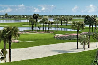 restructure3d ue5 golf course,9to18 holes,resort masterplan,water harzard,370 km