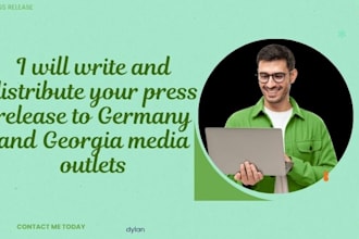 write and distribute your press release to germany and georgia media outlets