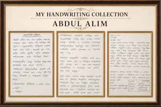 create neat bangla handwritten notes