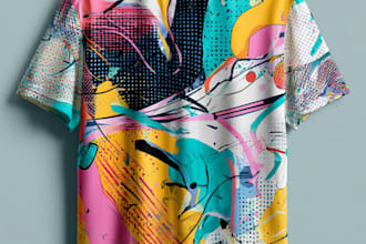 design custom streetwear and tshirt for clothing brand