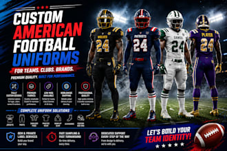 do the 3d realistic uniform mockup or custom mockup