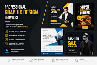 professionally create printable and socail media posts